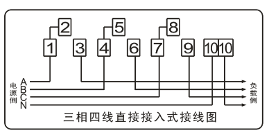 DTSY341-MD3直接接入式接線圖