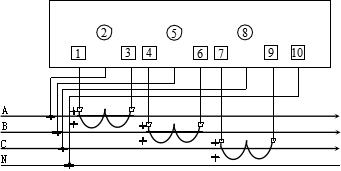 三相四線多功能表接線圖