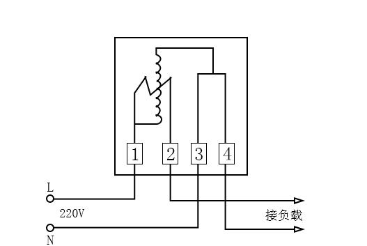 單相電子電表怎么接線