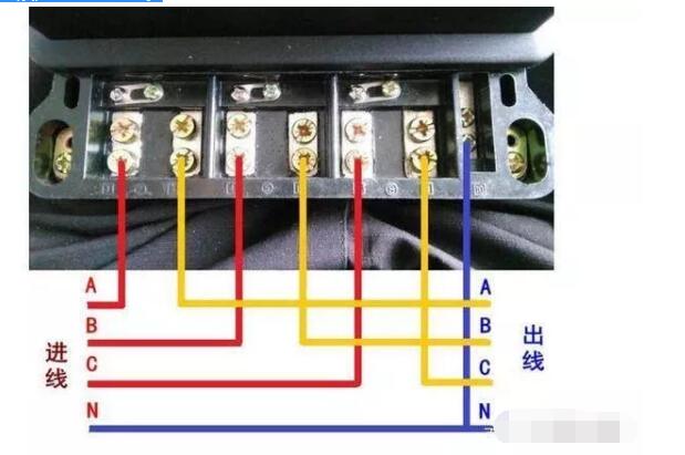 三相四線電表怎么接